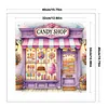 Purple Candy Shop-11CT Stamped Cross Stitch 40*40cm/15.75*15.75in