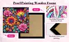 Diamond Painting-DIY Special Shaped Drill Sunflower & Rose Colorful with Frame(29x29cm)