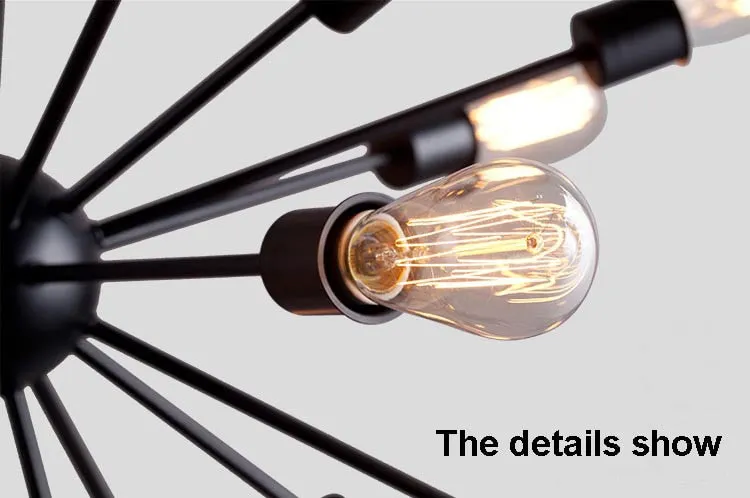 TYhogar Wall Lights Fixtures Vintage Industrial Black Bedside Lamp Night Light E27 Edison Bulbs Wall Sconce Swing Arm Adjustable Wall Lamp For Bedroom~p125758678 - View #5