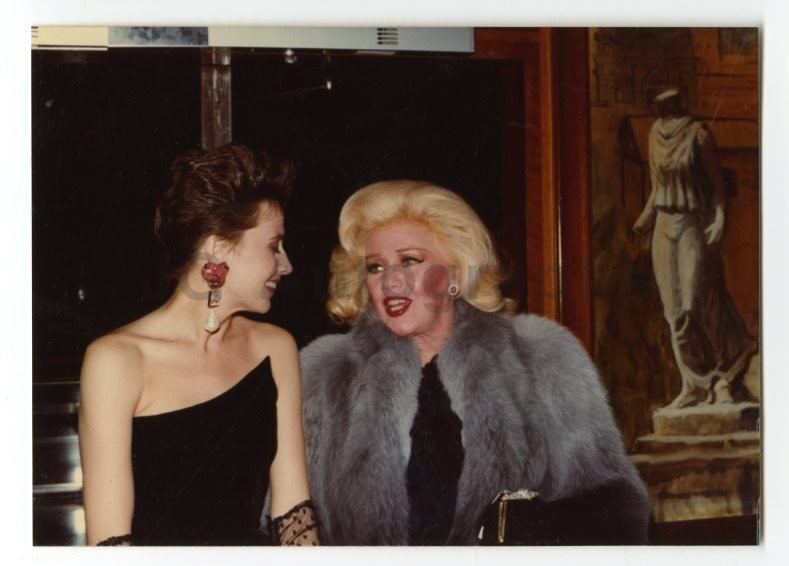 Ginger Rogers & Kate Nelligan Vintage Peter Warrack Photo Poster painting from 1983 Tony Awards