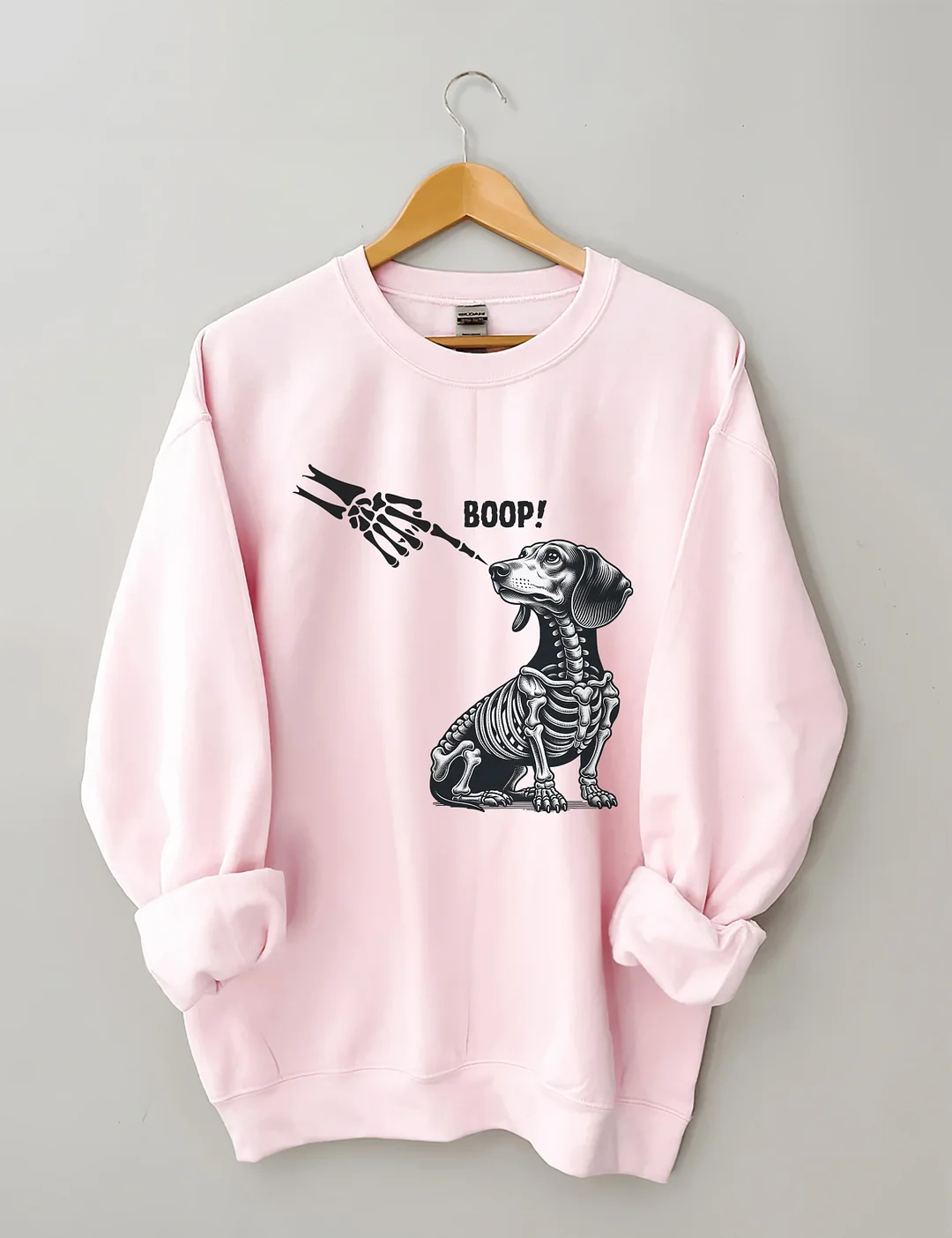 Dachshund Skeleton Halloween Sweatshirt