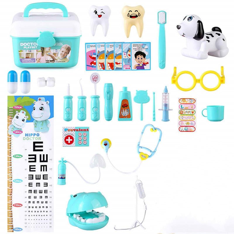 Doctor Kit for Kids - Pretend Play Dentists and pet Doctors Toy