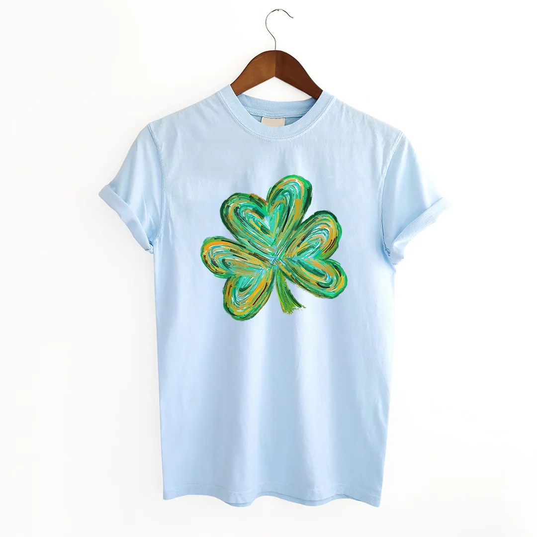St Patrick's Day Four Leaf Clover T-shirt