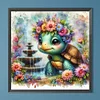 Diamond Painting-DIY Full Round Drill Sea Turtles(40*40CM)