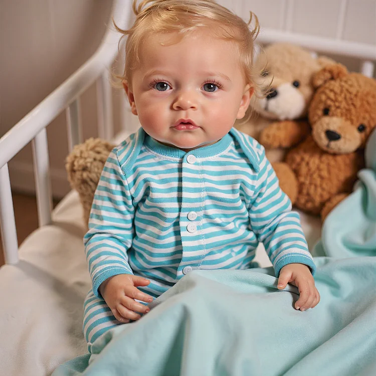 20'' Kids Reborn Lover with Blue Eyes, Lifelike Handmade Soft Body, Weighted Toddler Reborn Baby Boy Yarlen：Realistic Reborn Baby Dolls By Rsgdolls®
