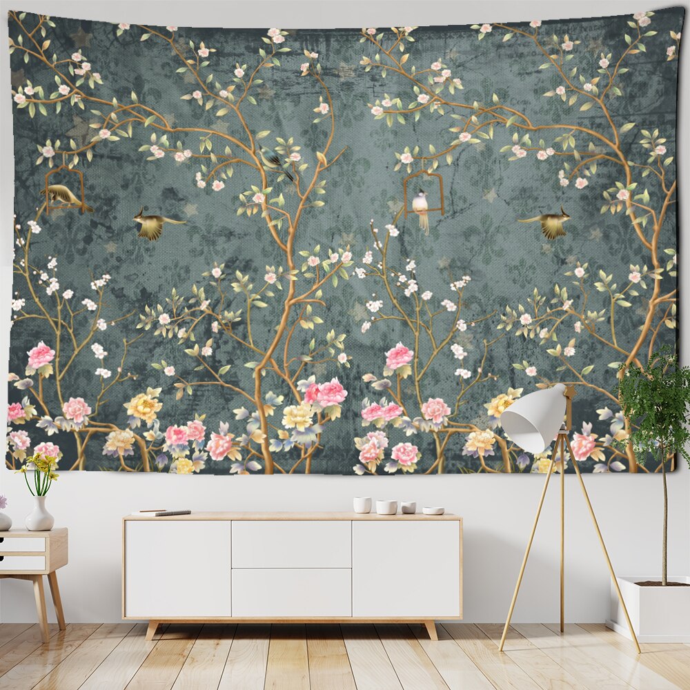 

Wall Tapestry - Flower Green Plant-150*130cm, 501 Original