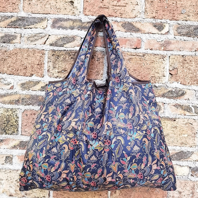 Spot Japanese Printed Environmental Bag Large 210T Supermarket Folding Shopping Bag Thickened Tote Bag Shopping Bag