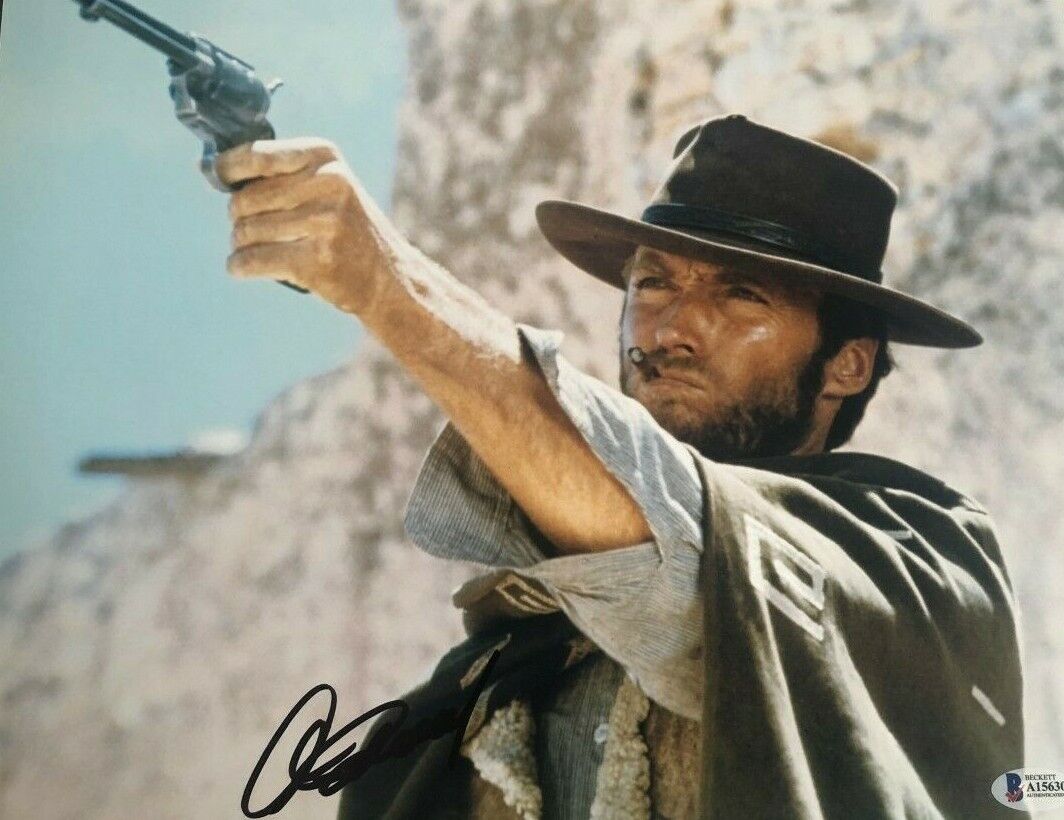 Clint Eastwood signed autographed 11x14 Photo Poster painting Beckett COA Extremely Rare