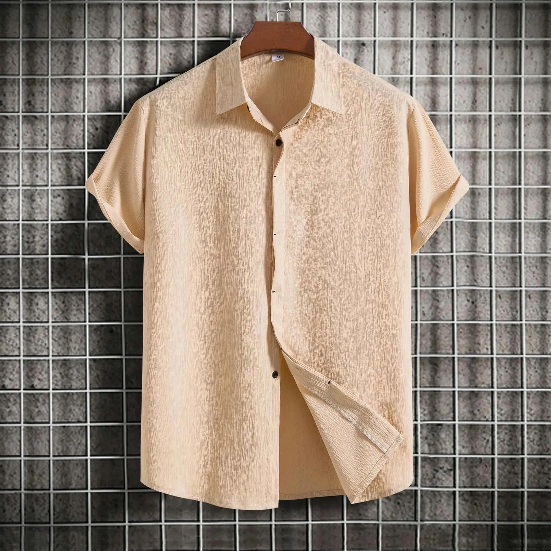 Men's Linen Shirt &ndash; Carlo Breathable Summer Smart-Casual Shirt