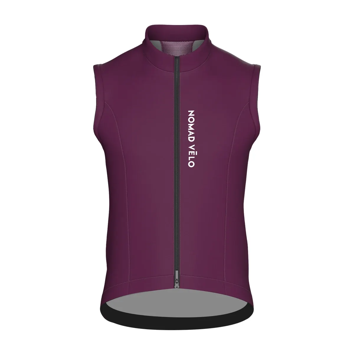 Burgundy Nomad Windproof Cycling Vest
