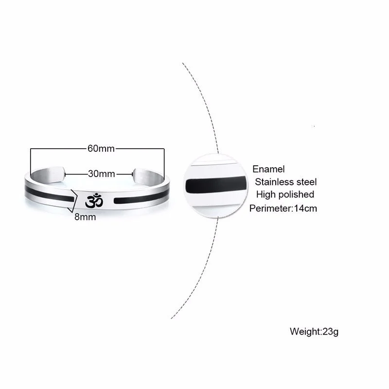 Christmas Gift Men Bangle, Enemal Bangle Mens, Viking Logo Cuff Bracelet For Gentleman ,Stainless Steel Minimalist Bracelets