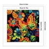 Butterfly - 9CT Full Beaded Cross Stitch Kit(40x40cm)