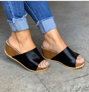 Mature Women Wedge Sandals And Slippers