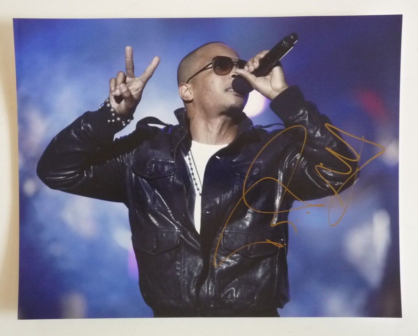 T.I. Signed Autographed 11x14 Live Photo Poster painting PSA BAS Guaranteed #2 F3