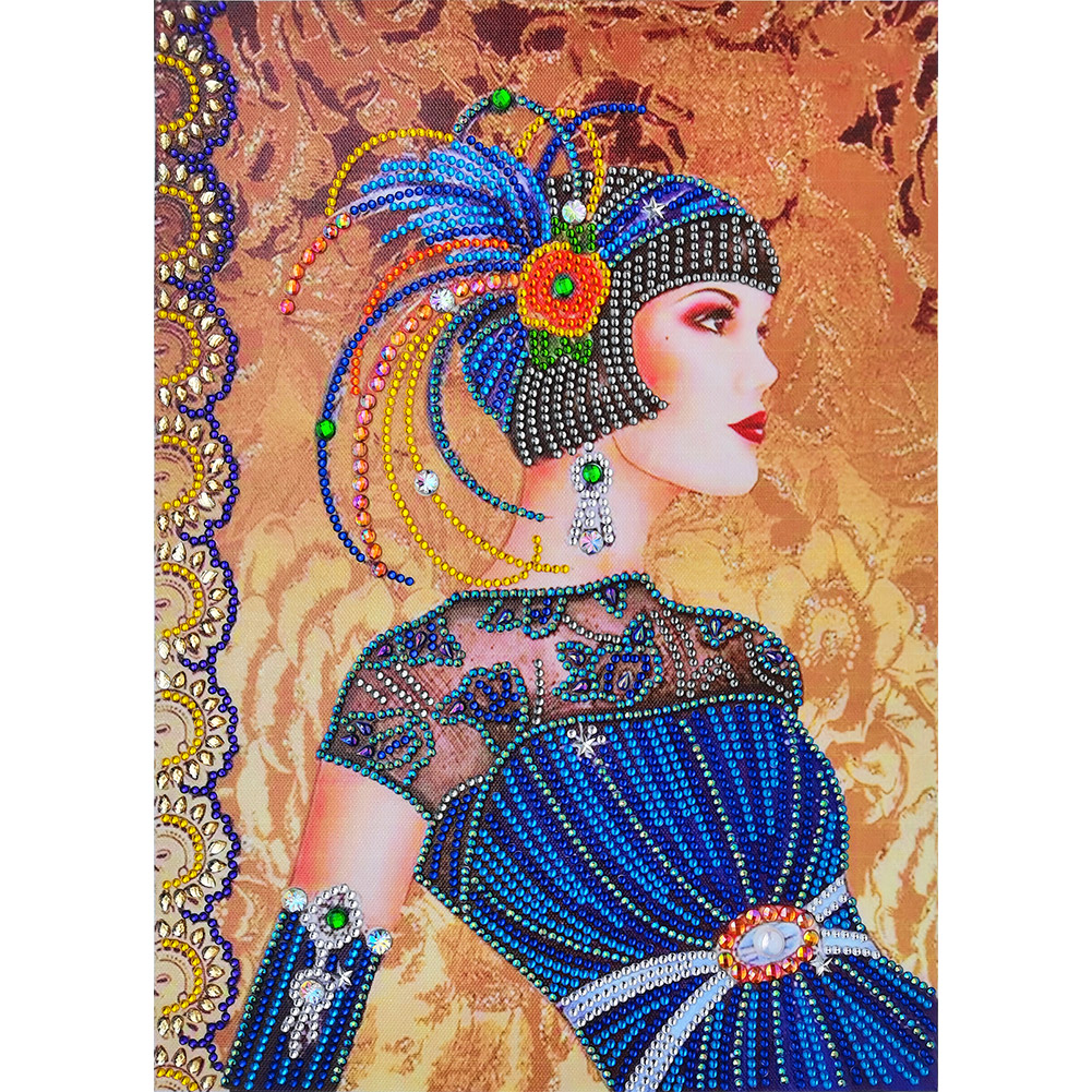 

Elegant Lady - Special Shaped Diamond Painting - 30*40CM, 501 Original