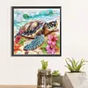 Tortue de mer - peinture diamant de forme sp&eacute;ciale - 30*30cm