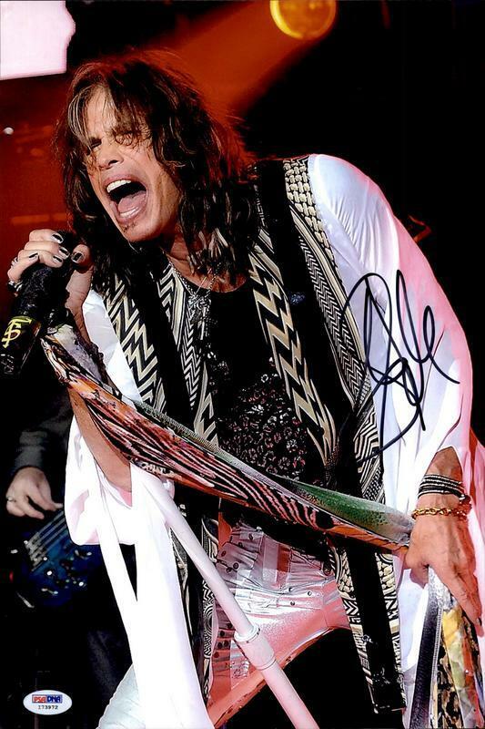 Steven Tyler Aerosmith Authentic signed 10x15 Photo Poster painting W/ PSA Certificate 2616P25