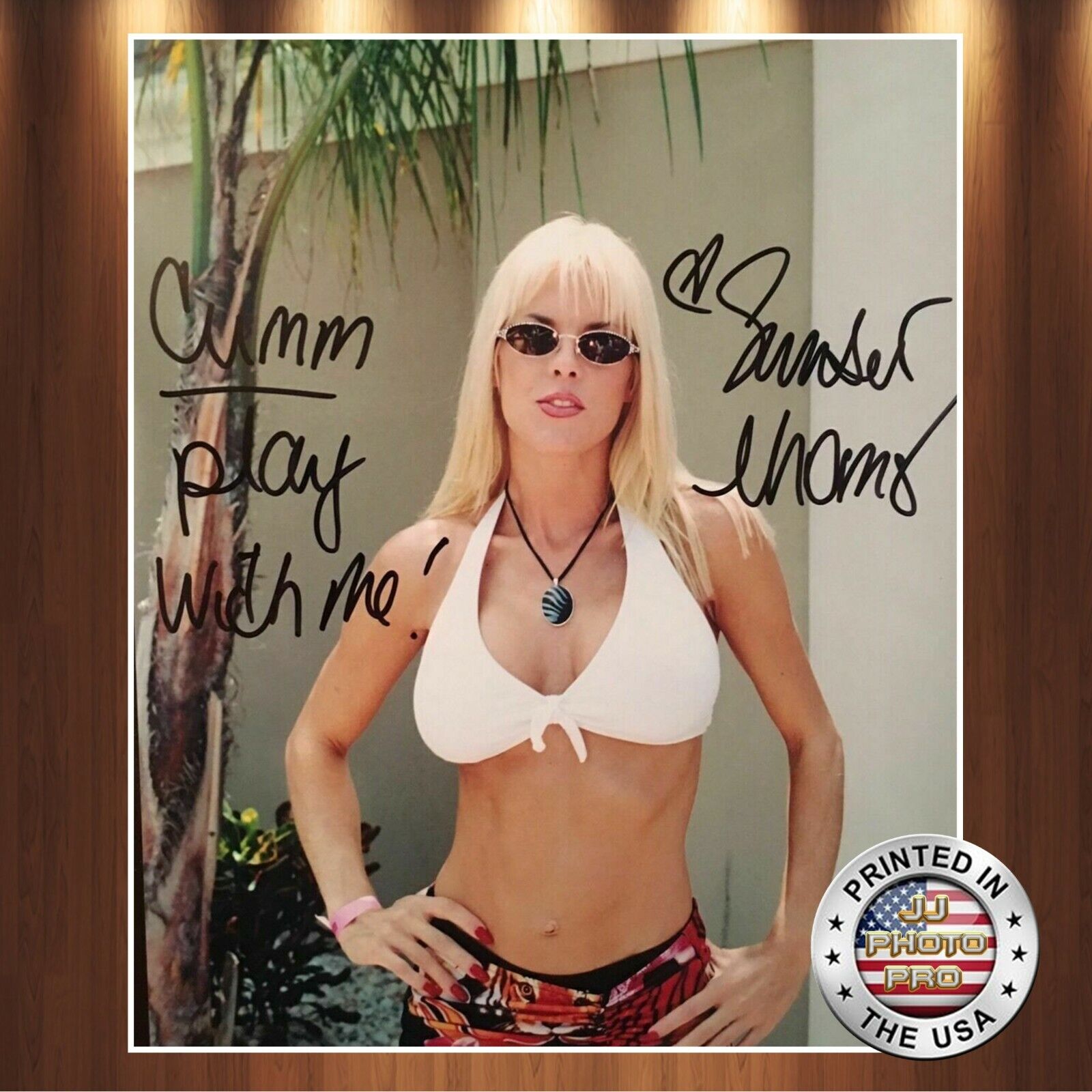 Sunset Thomas Autographed Signed 8x10 Photo Poster painting (Model) REPRINT