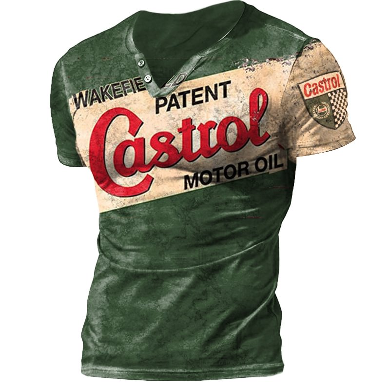 Castrol Racing Print Short-sleeved T-shirt / [viawink] /