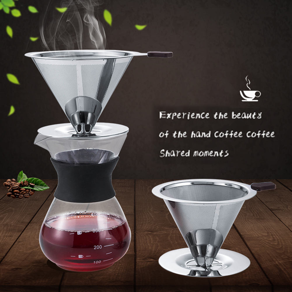 

Stainless Steel Coffee Filter Holder Reusable Coffee Strainer Rack Dripper, 501 Original
