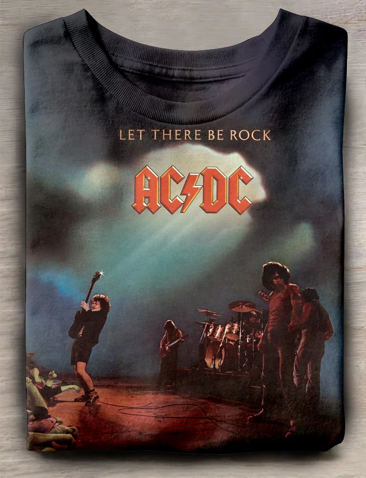 Teecade Teecade Acdc Let There Be Rock T-shirt