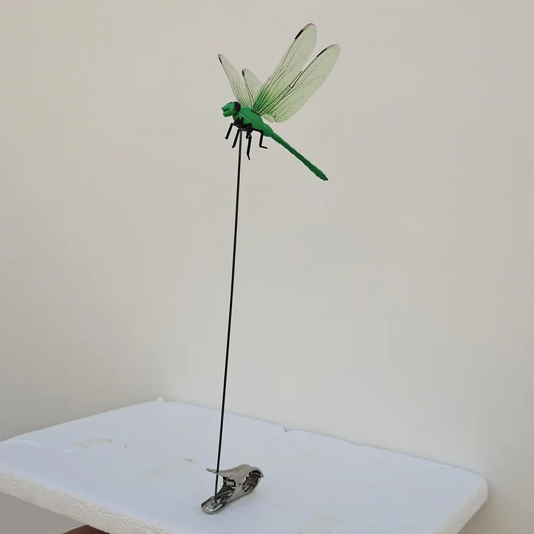 🔥4 PCS Outdoor Fake Dragonfly Rod Clip🐎🌺 for Garden