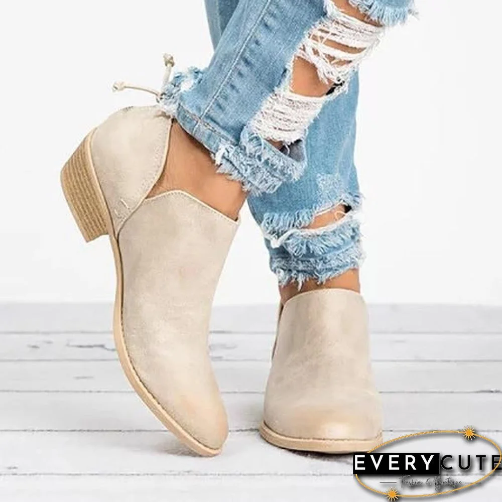 Casual Daily Chunky Heel Shoes