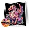 Diamond Painting-DIY Full Round Drill Occidental Dragon(40x40cm)