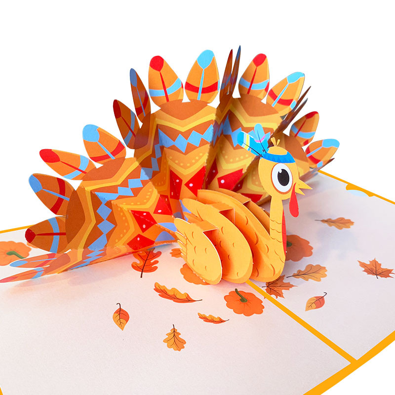 Thanksgiving Turkey Pop Up Card
