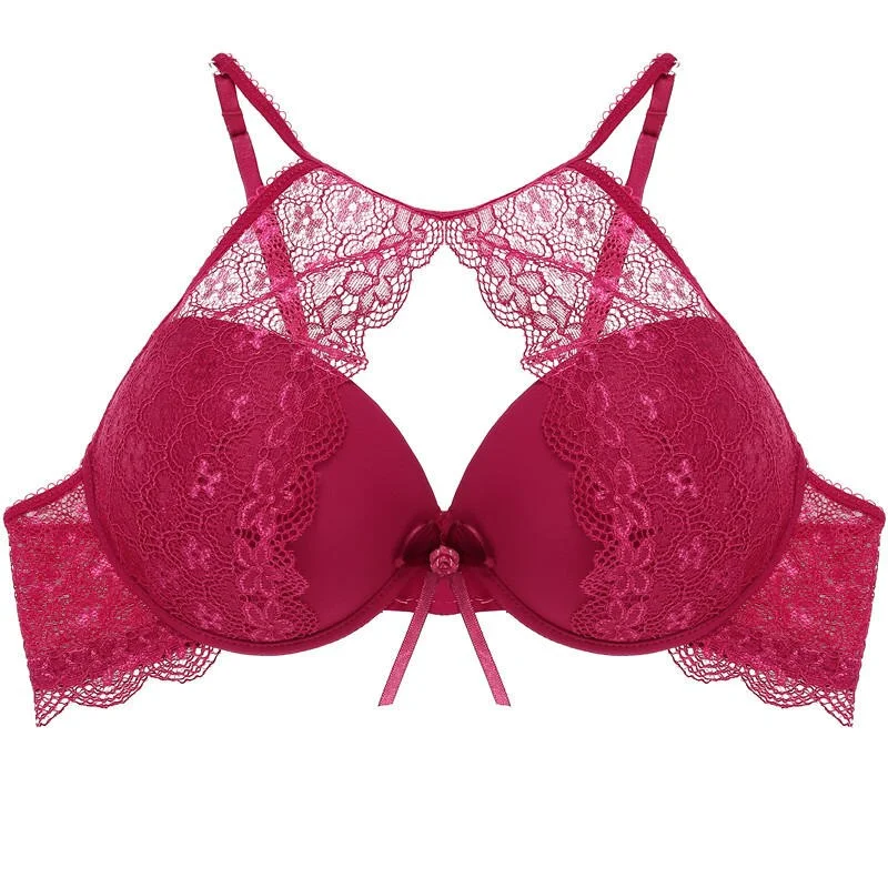 Sexy Push Up Bra Femme Lingerie Seamless Wireless Bra Intimates Lace Floral Bralette Brassiere Crop Top Bras For Women Underwear