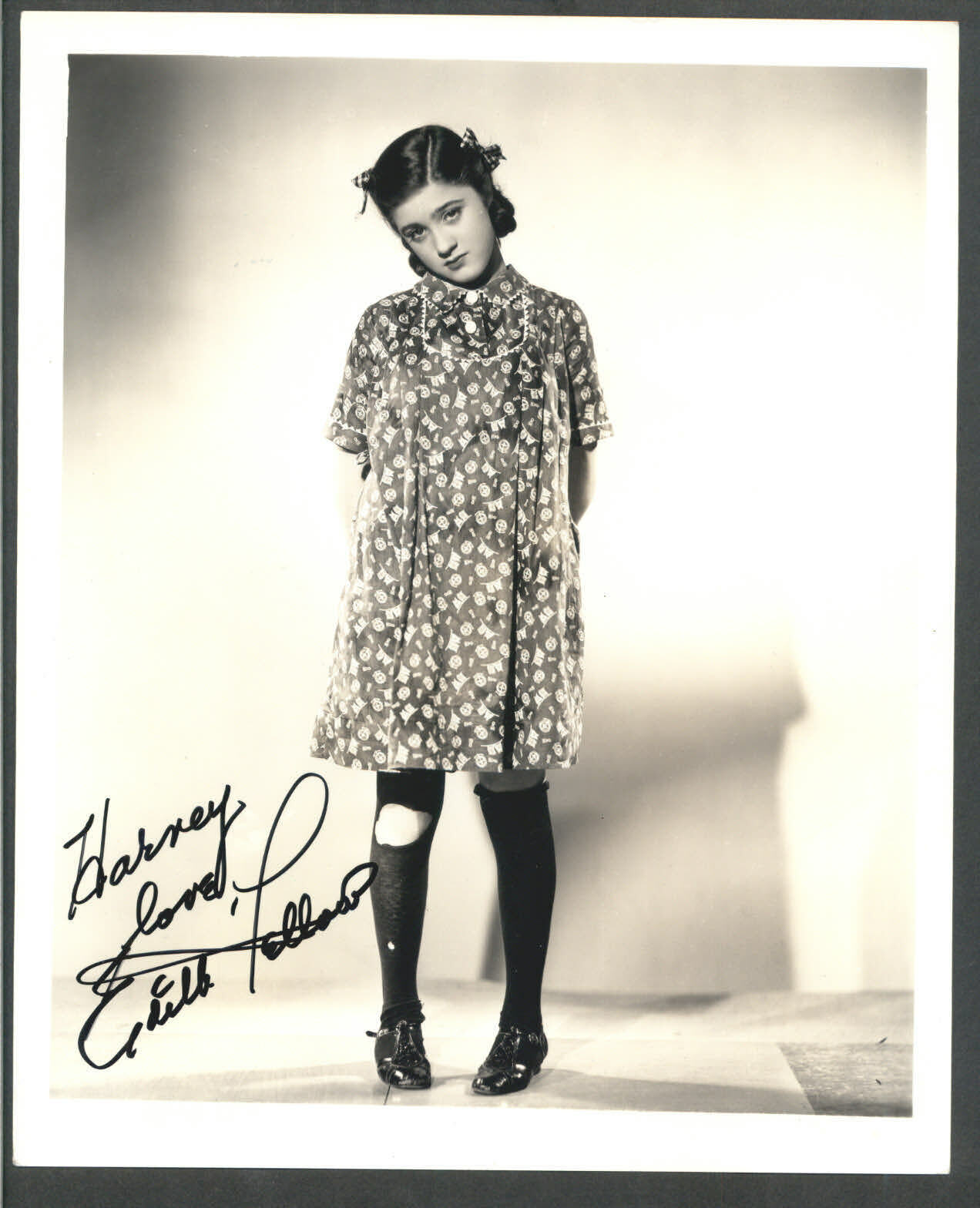 Edith Fellows - Signed Vintage Celebrity Autograph Photo Poster painting - City Shadows