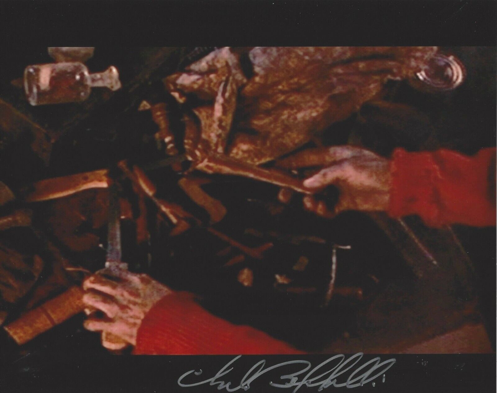 CHARLES BELARDINELLI SIGNED 1ST FREDDY KRUEGER NIGHTMARE ELM ST 8x10 Photo Poster painting E COA