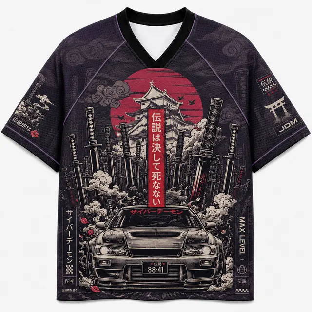 Techwear JDM Moto 25 Short Sleeve Jersey