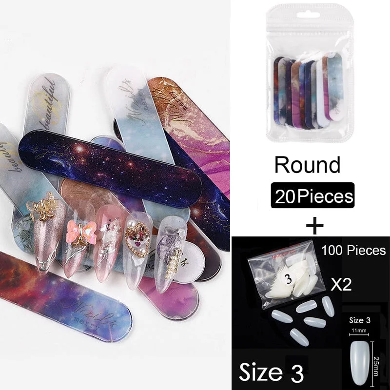 250 PCS Same Size Fake Nails Oval Shape False Nail Tips For Drawing Nail Design Acrylic Full Nails Art Size 0 1 2 3 4 Available-Nail Inspo