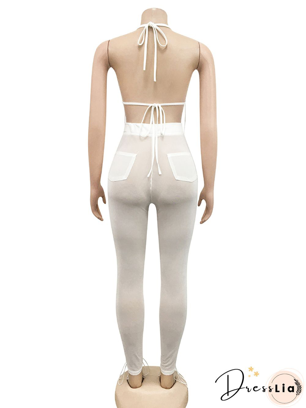 Hollow Out Bandage Mesh See Through Bikini TopsAnd Pencil Pants Two Piece Set Woman Summer Sexy Party Club Outfits