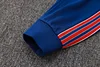Joyfball 2025/2026 Kids Size Arsenal Half-Pull Training Suit Blue Football Shirt 1:1 Thai Quality
