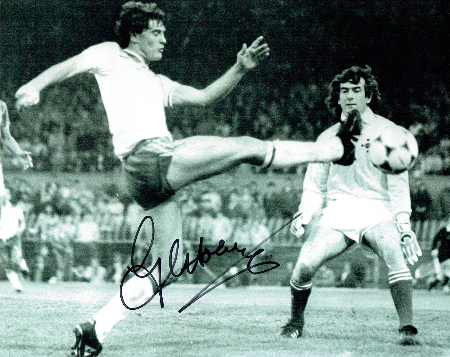 Glenn HODDLE SIGNED Autograph 10x8 Photo Poster painting C AFTAL COA England Football