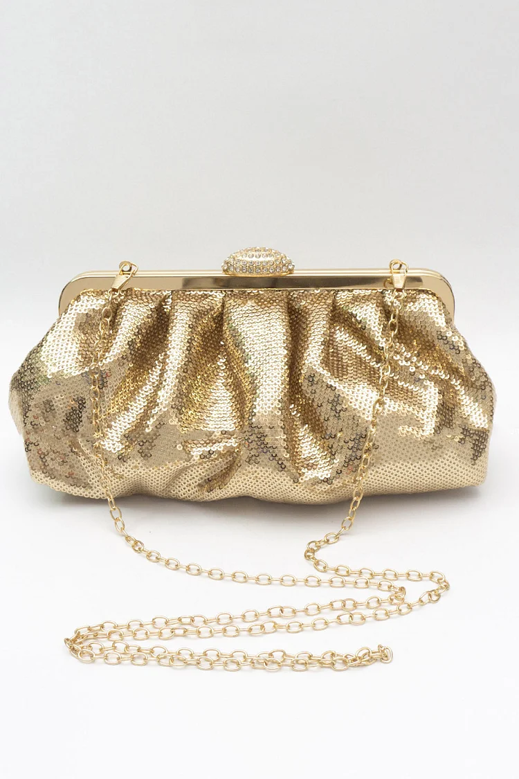 Evening Fish Scale Sequin Rhinestone Dinner Bag 2024 - Xpluswear