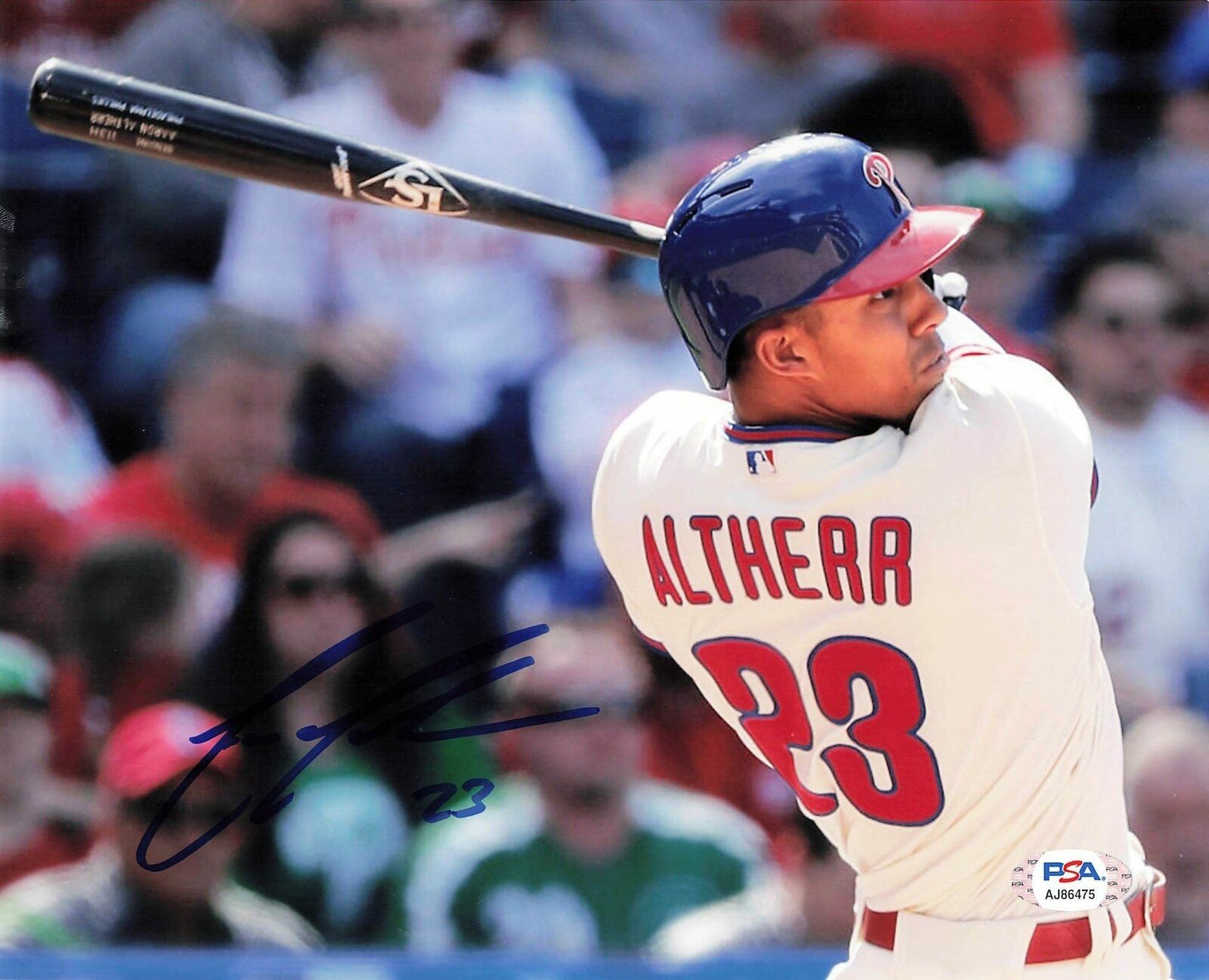 AARON ALTHERR signed 8x10 Photo Poster painting PSA/DNA Philadelphia Phillies Autographed