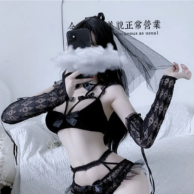 Churchf Tiffany Qqny Lingerie Sexy Pyjamas Ddys Hot Thin Pajamas Passion Small Breast Uniform Supplies