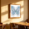 Blue Butterfly DIY Partial Drill Diamond Painting Kit for Adults 30x30cm