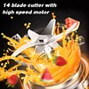 340ml Portable Juicer Blender Cup 1200mAh Juice Extractor for Home Office Travel