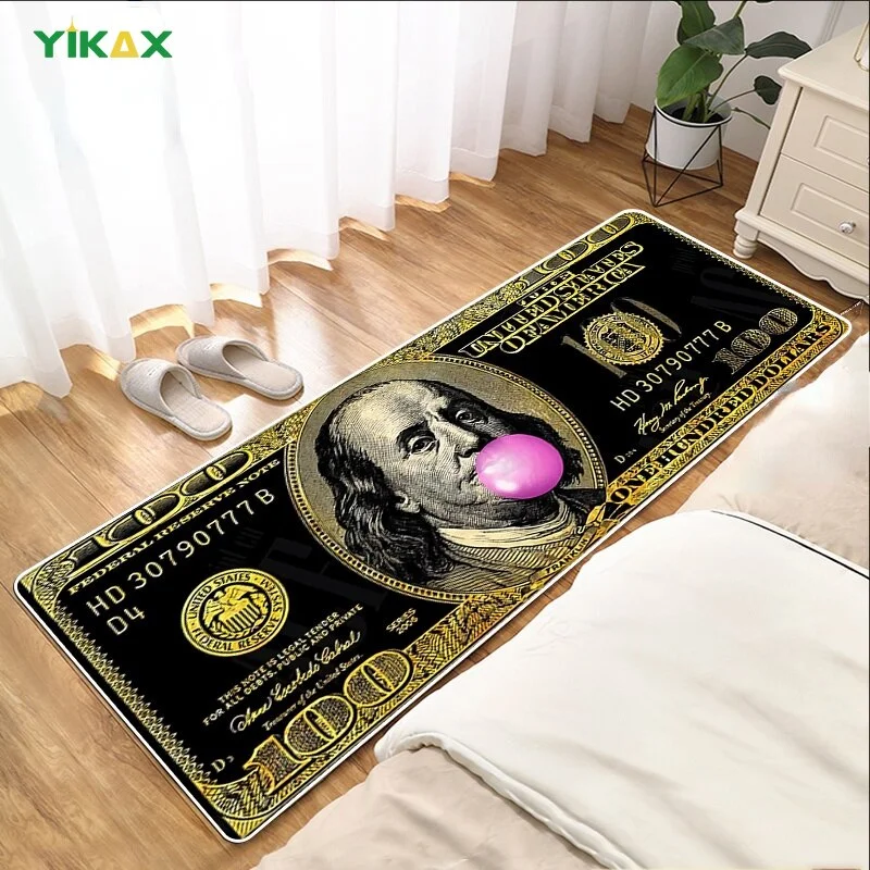 Athvotar Entrance Doormat Dollar Money Pattern Living Room Floor Rugs Home Decor Kitchen Absorbent Carpet Anti Slip Bathroom Mat 1127-0