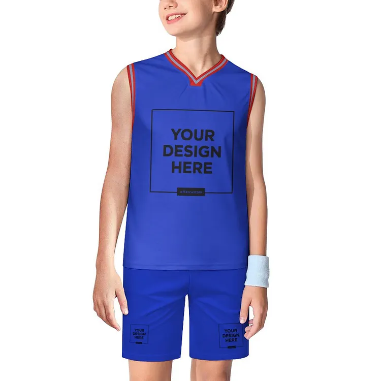 Personalized Design Men's   Children's Basketball SetFull Print