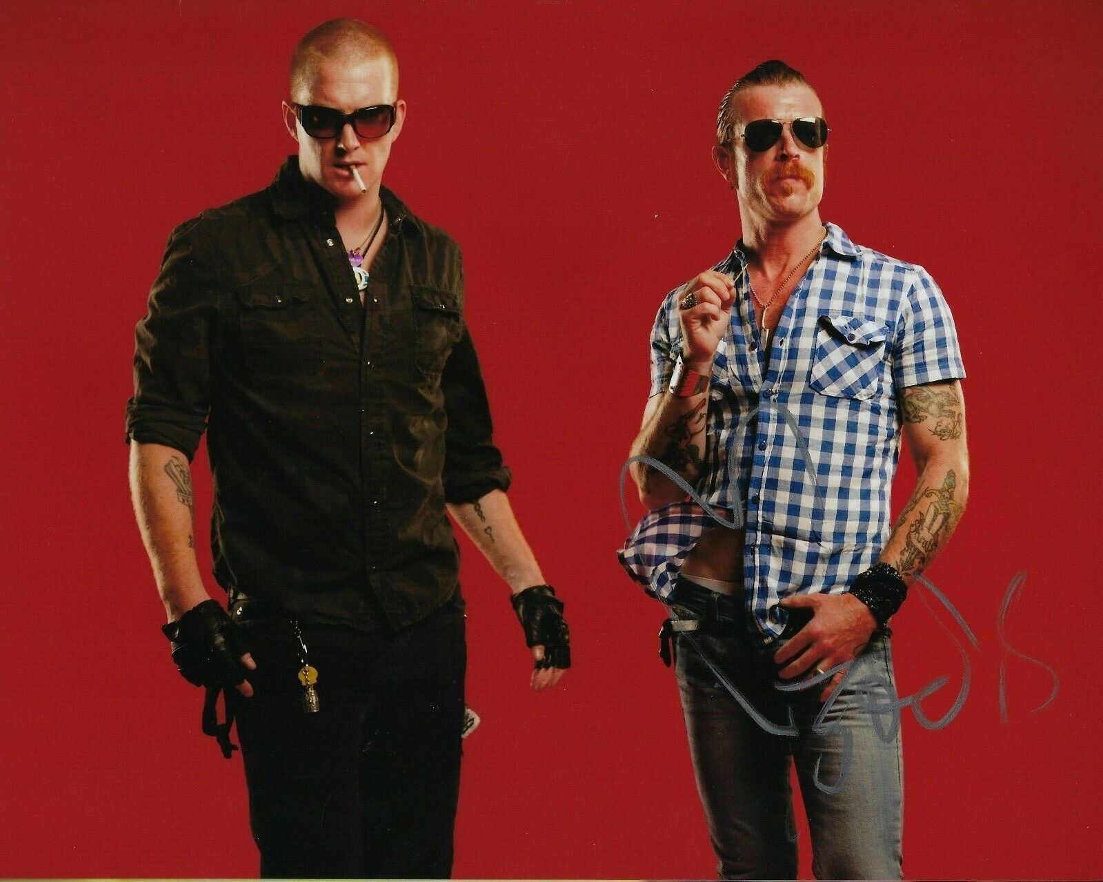 GFA Eagles of Death Metal * JESSE HUGHES * Signed 8x10 Photo Poster painting PROOF J3 COA