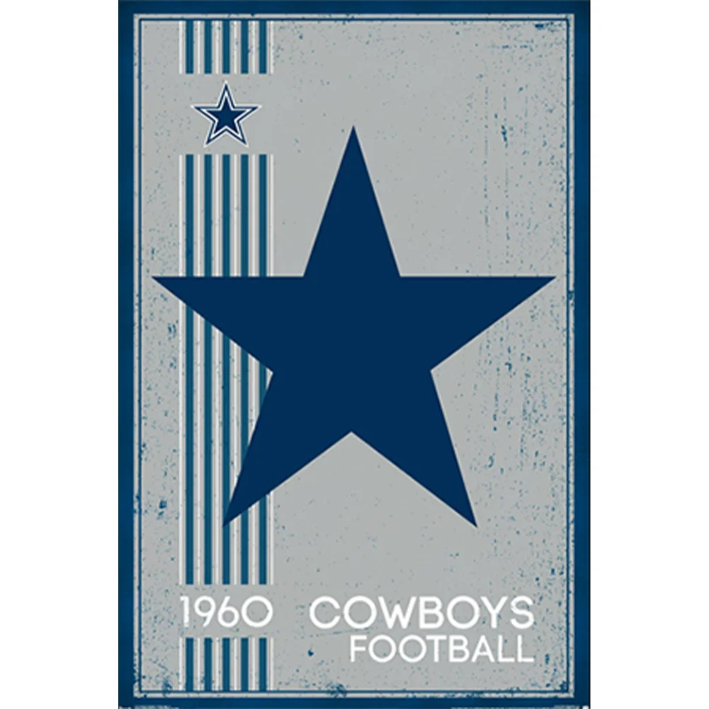 Diamond Painting - Full Round Drill - Dallas Cowboys(Canvas|30*45cm)