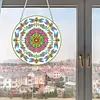 4Pcs Diamond Painting Mandala Window Pendants Suncatcher Hanging Kits for Home Porch Farmhouse