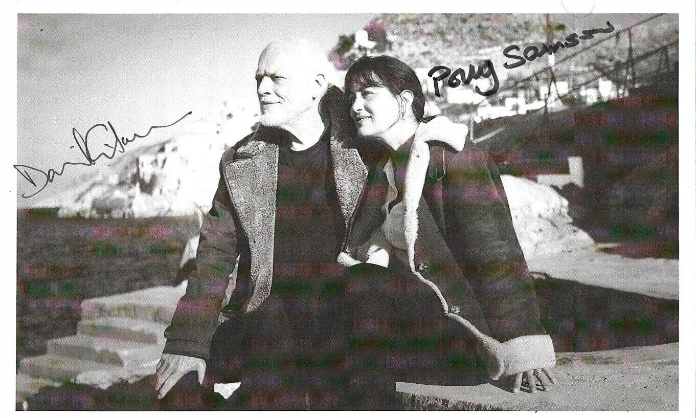 David Gilmour/Polly Samson Signed 9x6 Photo Poster painting AFTAL