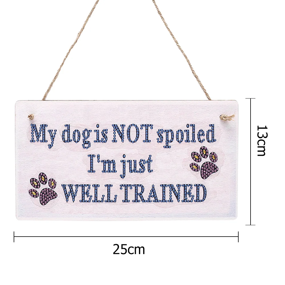 5D DIY Letters Part Special Drill Hanging Diamond Painting Decor