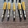5Pcs Hex Shank Metal Grinding Drill Bits Reusable High Speed Steel Rotary Files Multi-Purpose High Speed Steel Multi-Material Carving Tool for Soft Metal Stone Carving